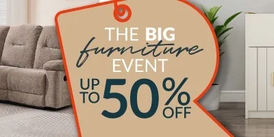 Up to 50% off furniture
